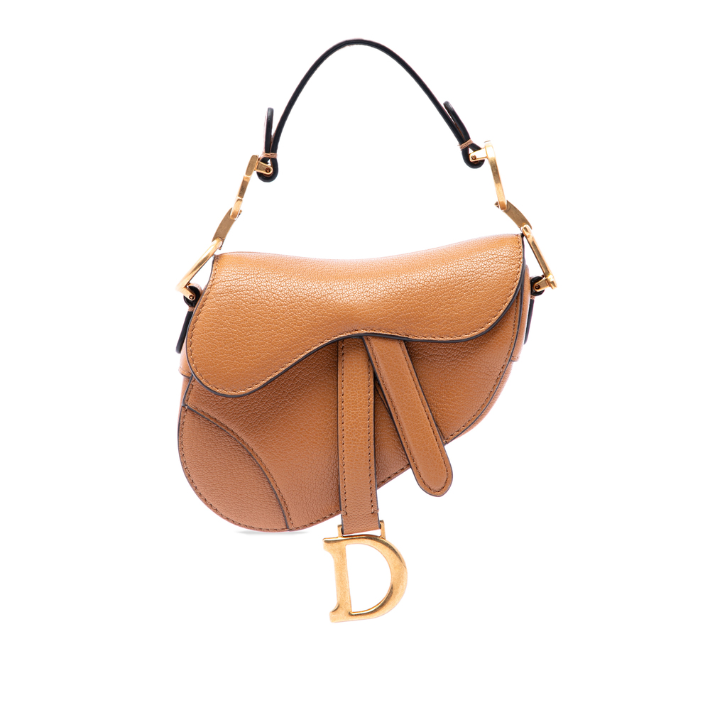 Pre-Loved Dior Micro Goatskin Saddle Bag